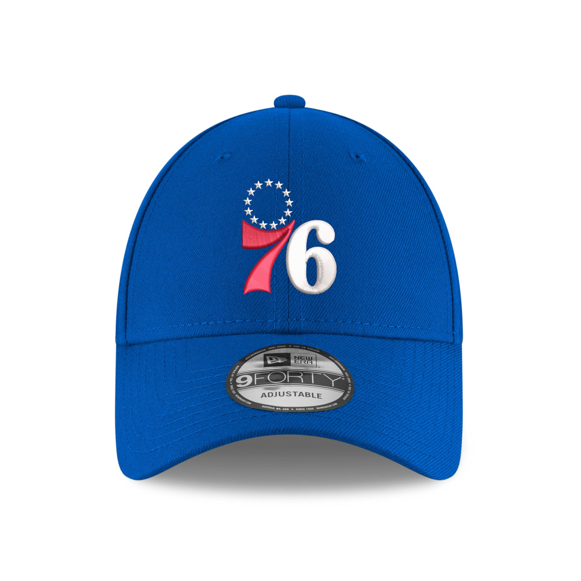 Casquette ajustable New Era Royal Philadelphia 76ers Team 9FORTY pour homme