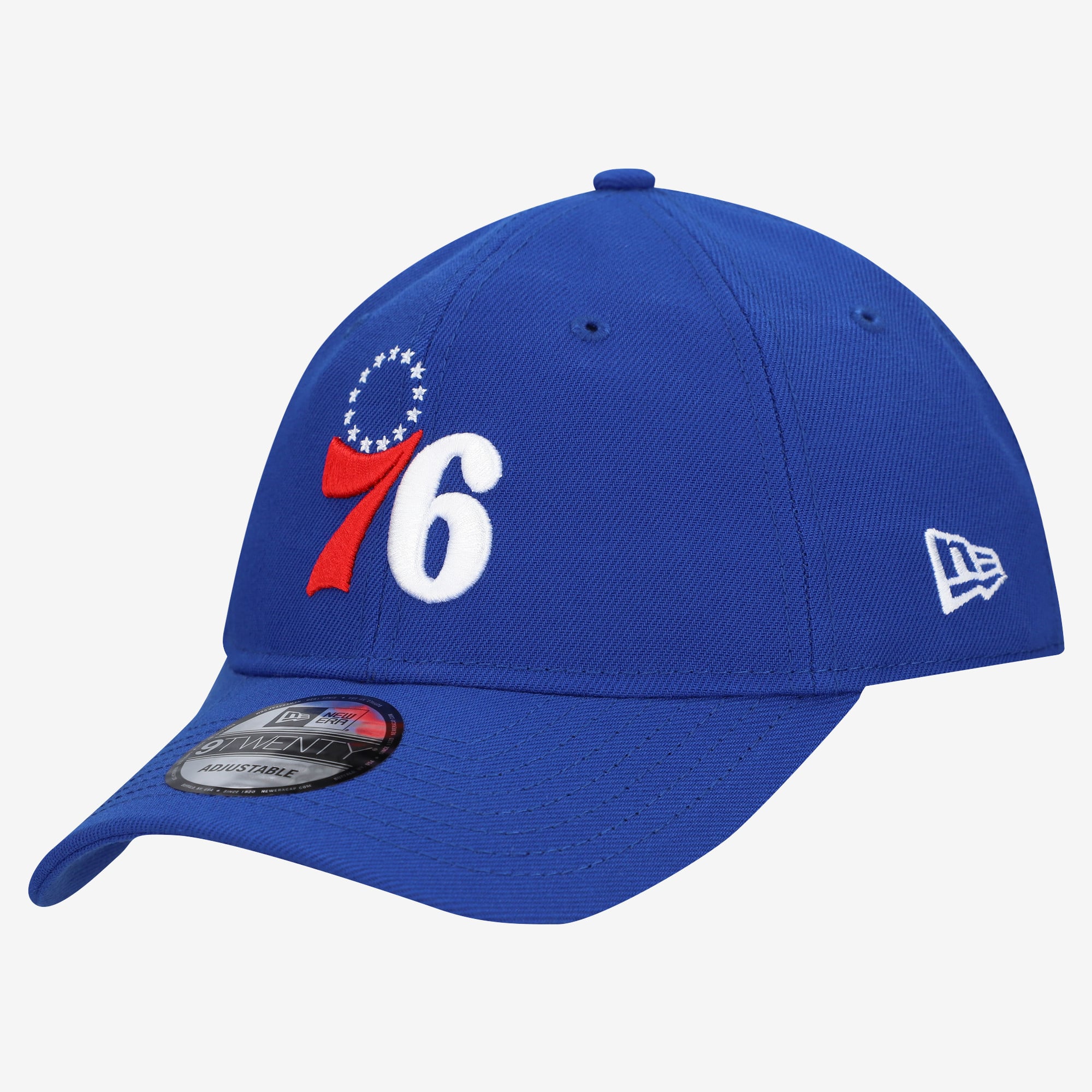 Men's New Era  Royal Philadelphia 76ers Team 9TWENTY Adjustable Hat