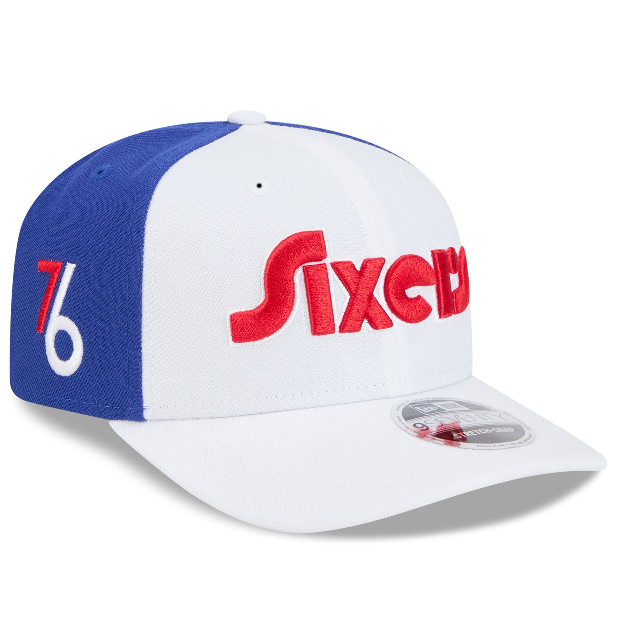 Men's Philadelphia 76ers New Era White 2024/25 City Edition 9SEVENTY Stretch-Snap Hat