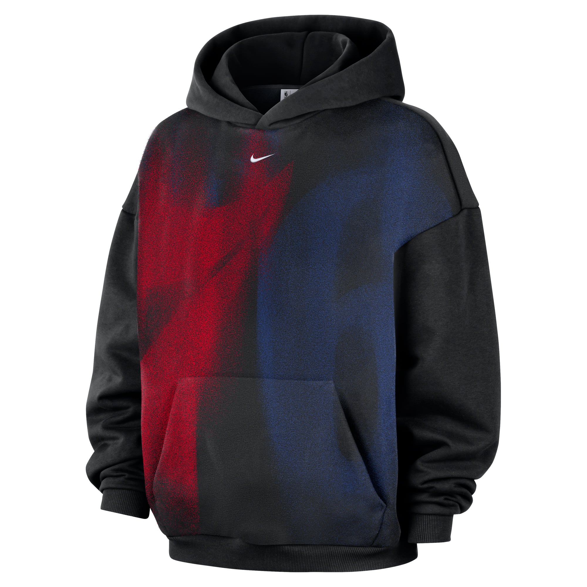 Sweat à capuche Nike Philadelphia 76ers 2026 Standard Issue Practice Icon Fleece noir pour homme