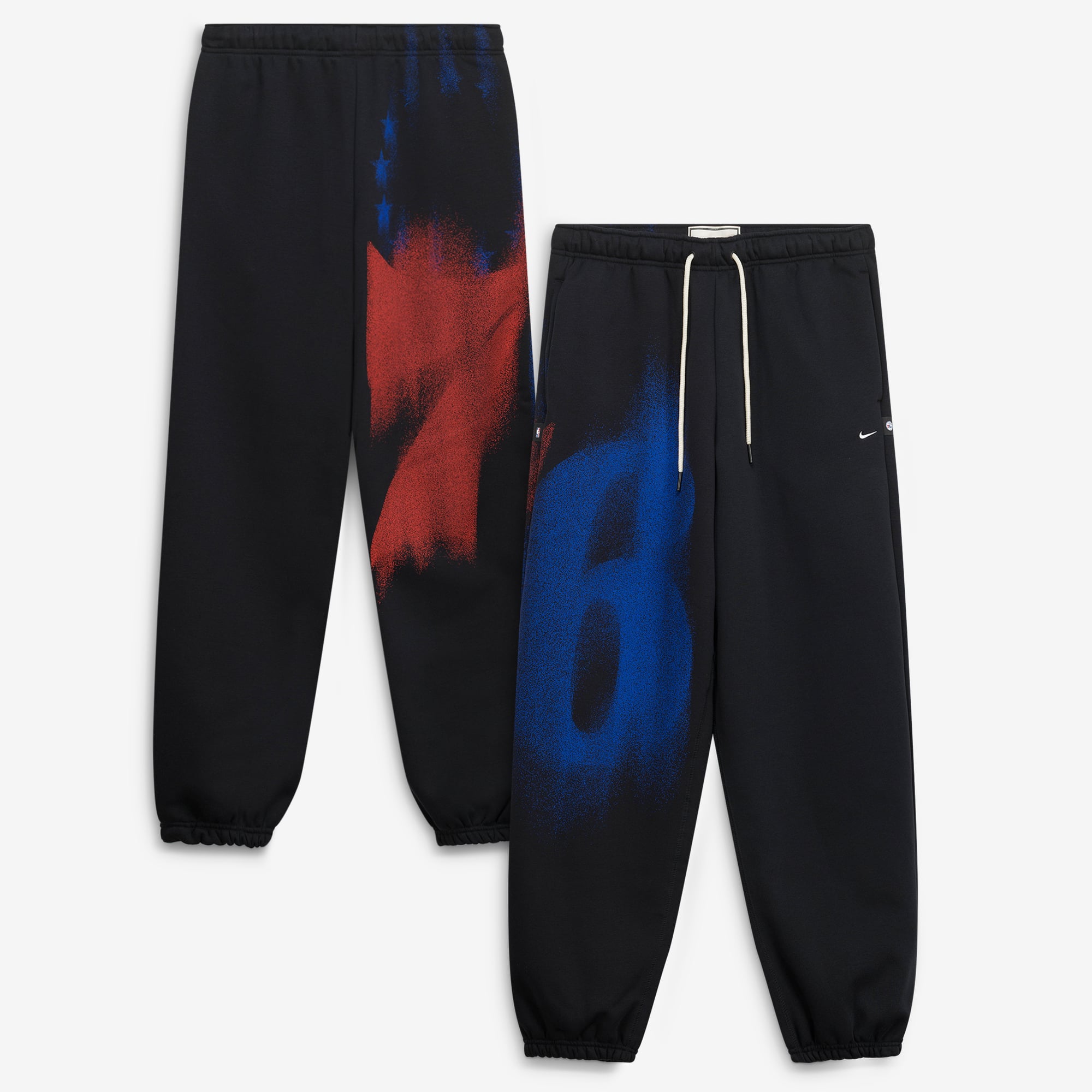 Pantalon de survêtement Nike Philadelphia 76ers 2026 Standard Issue Icon Fleece fuselé noir pour homme