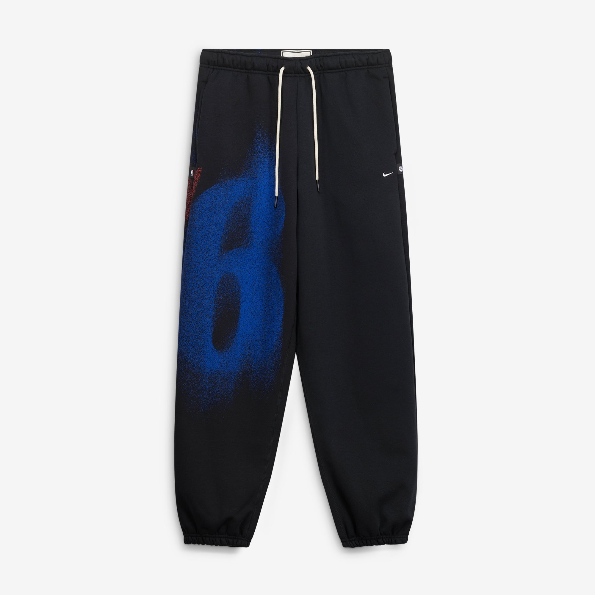 Pantalon de survêtement Nike Philadelphia 76ers 2026 Standard Issue Icon Fleece fuselé noir pour homme