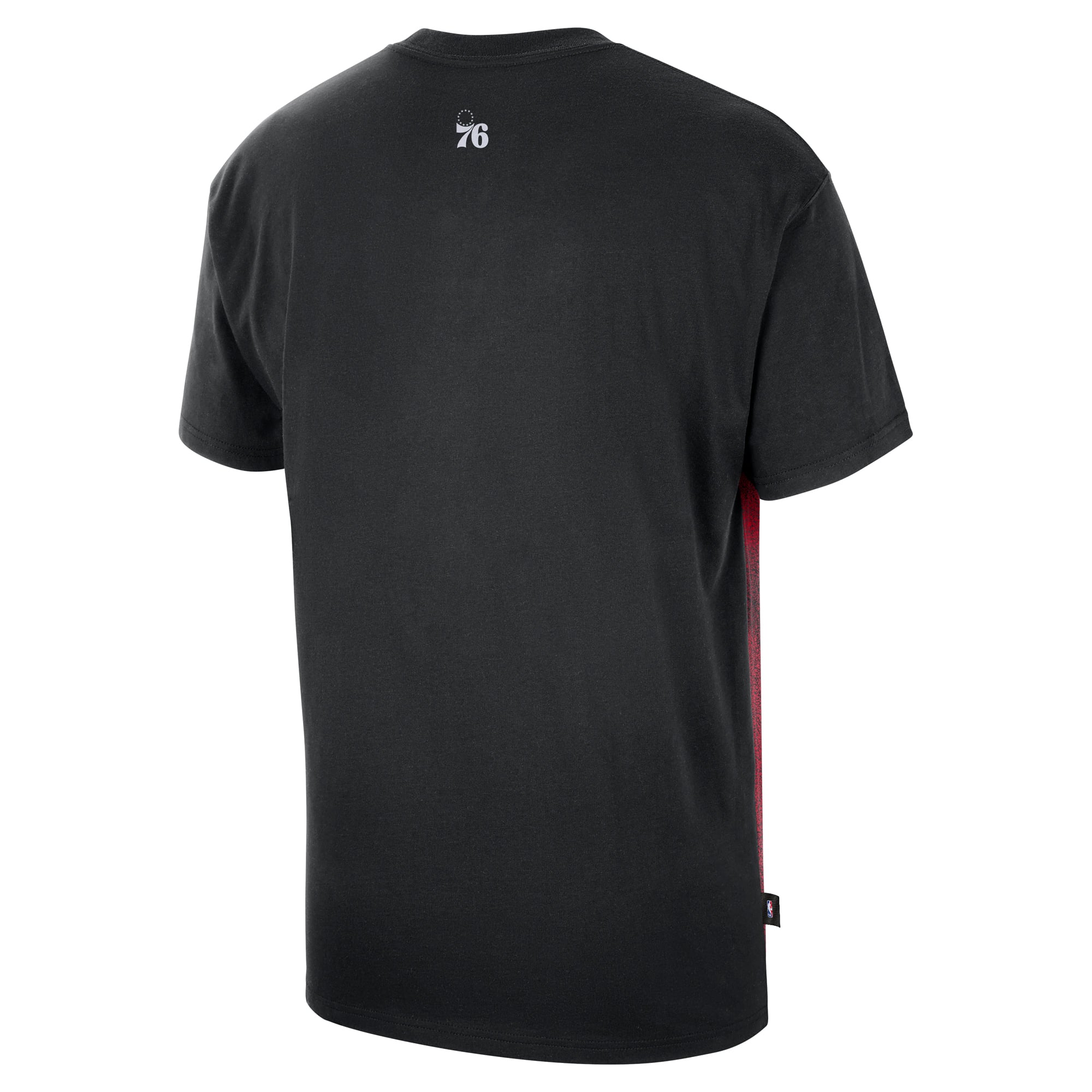 T-shirt d'entraînement Nike Black Philadelphia 76ers 2026 Standard Issue pour homme