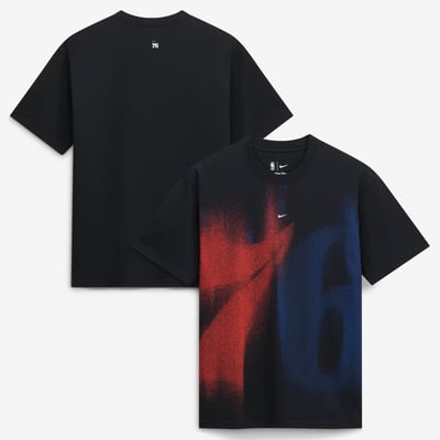 Men's Nike Black Philadelphia 76ers 2026 Standard Issue Practice Icon T-Shirt