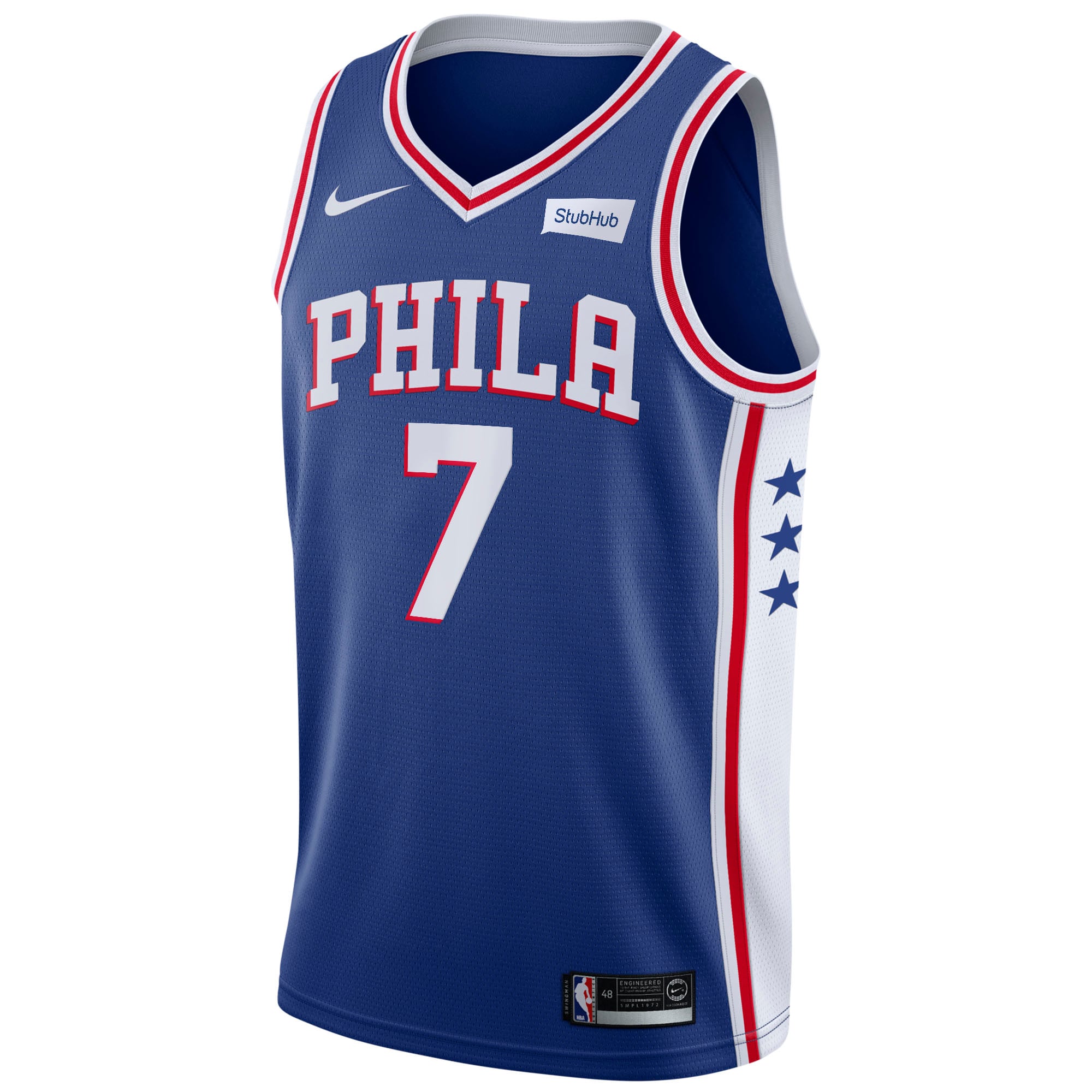 Men's Nike Isaiah Joe Royal Philadelphia 76ers 2020/21 Swingman