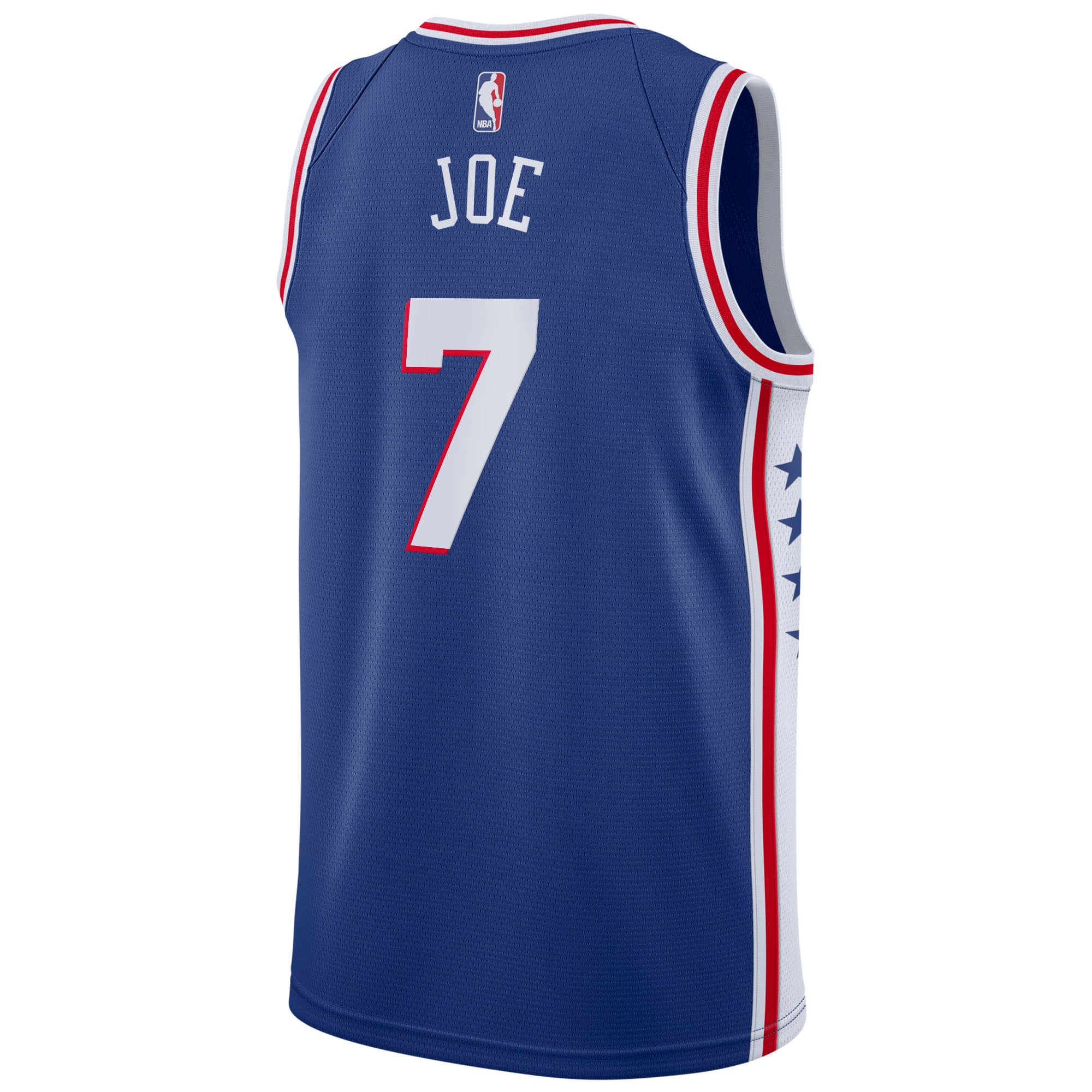 Men's Nike Isaiah Joe Royal Philadelphia 76ers 2020/21 Swingman