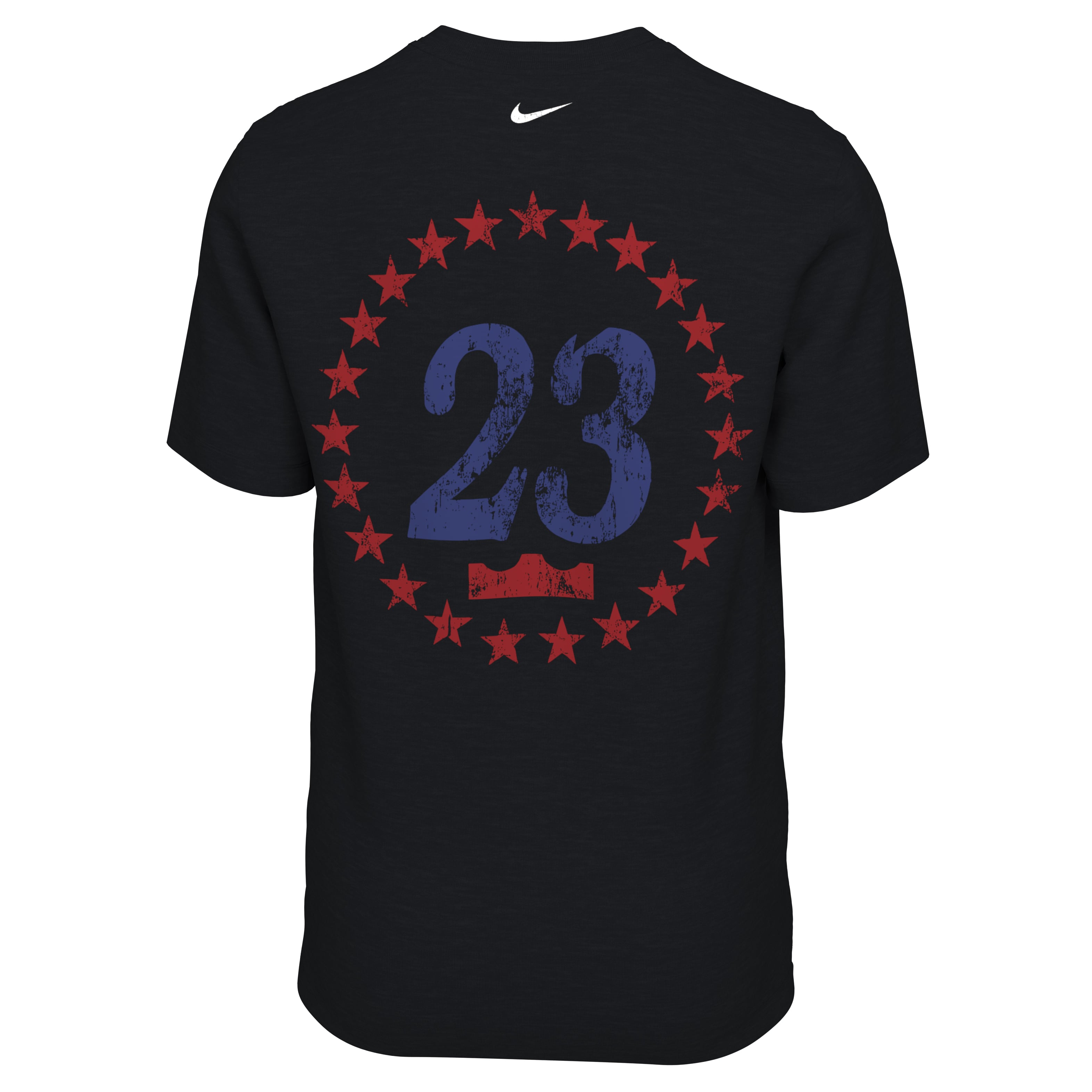 T-shirt Nike LeBron James blanc Philadelphia 76ers pour homme