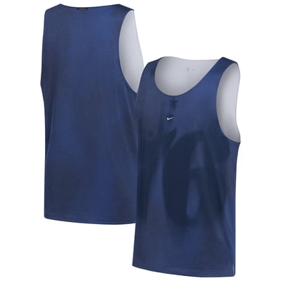 Philadelphia 76ers Nike 2026 Standard Issue Practice Icon Mesh Reversible Jersey - Royal/White