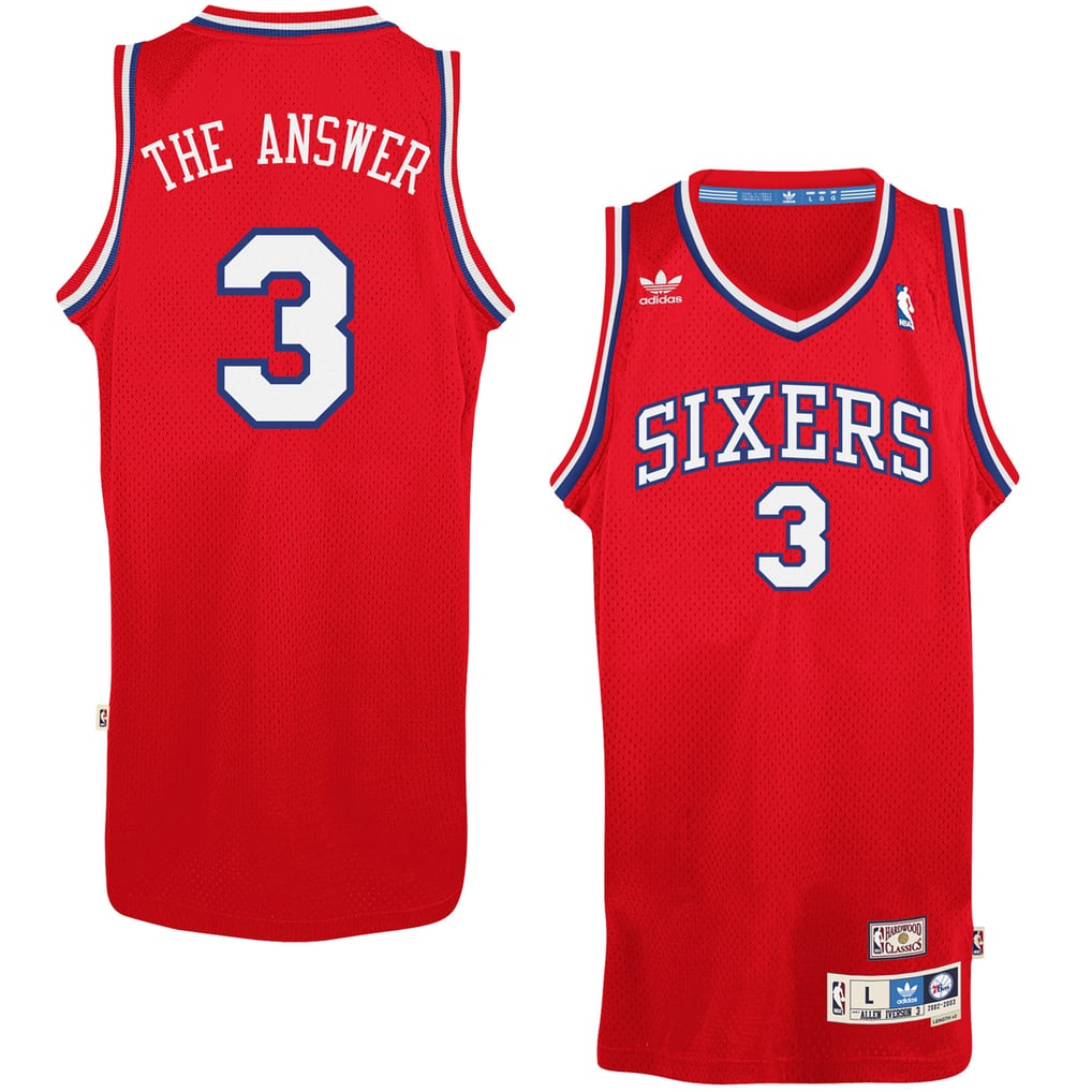 Mens Philadelphia 76ers Allen Iverson adidas Red Soul  display picture 1