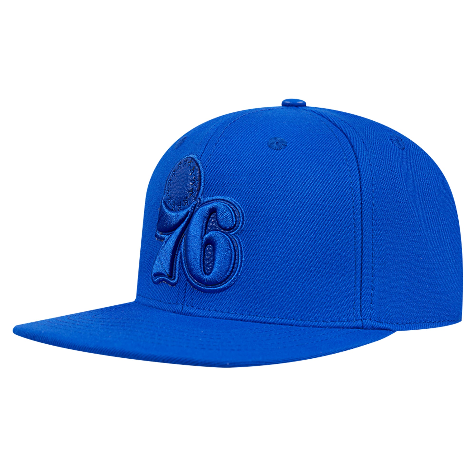 Men's Philadelphia 76ers Pro Standard Royal Triple Tonal Snapback Hat