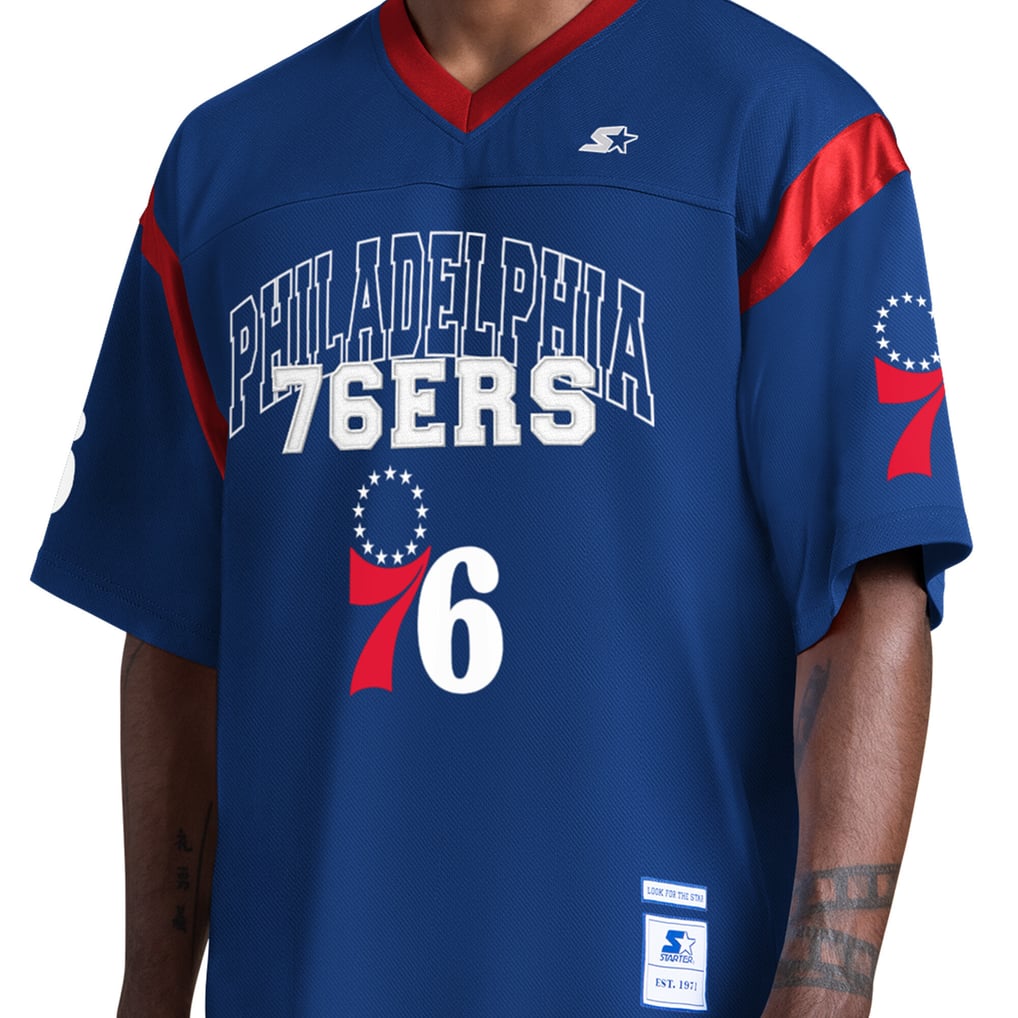 Philadelphia 76ers Starter Game Day V-Neck T-Shirt - Royal
