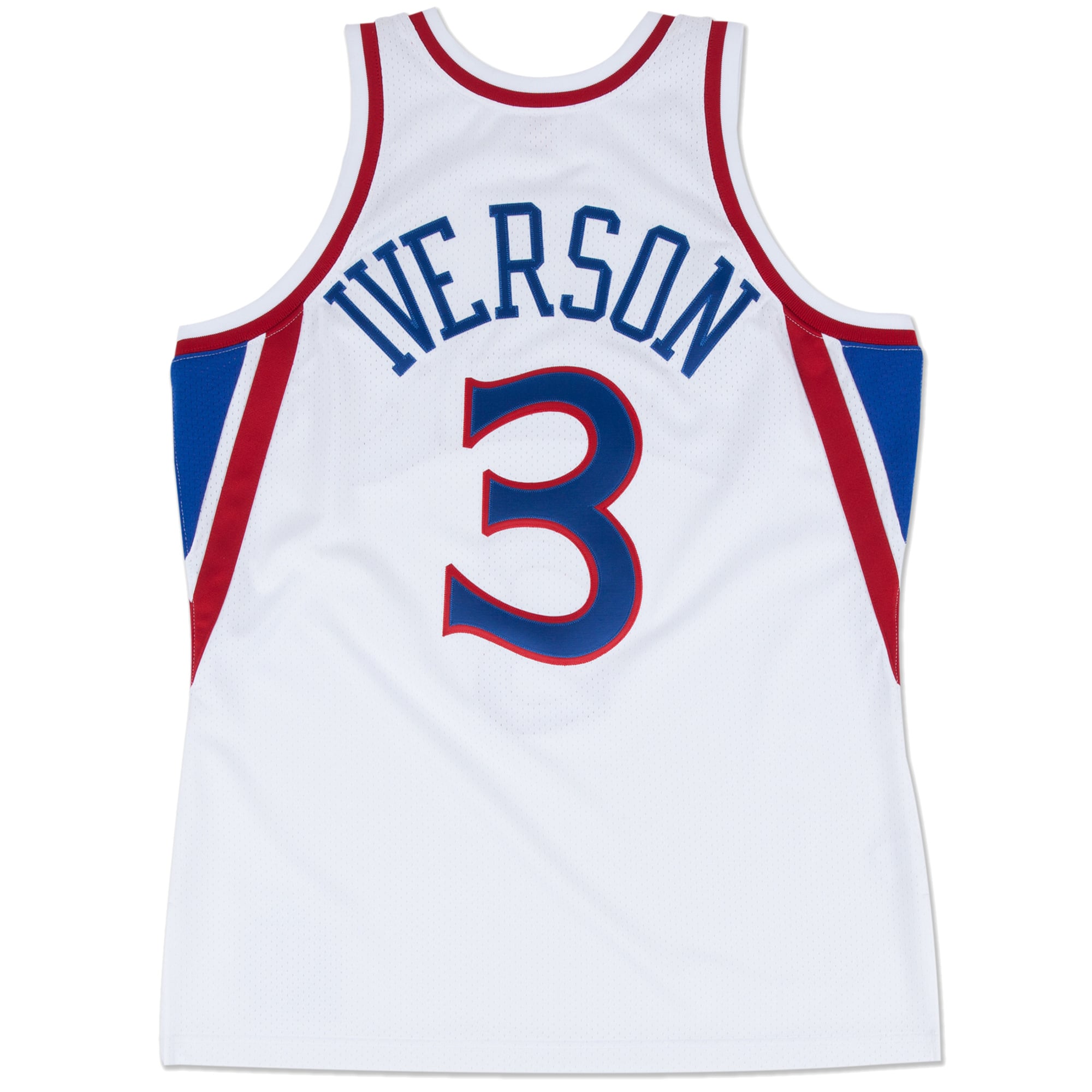 Mitchell & Ness Philadelphia 76ers #3 Allen Iverson White 1996
