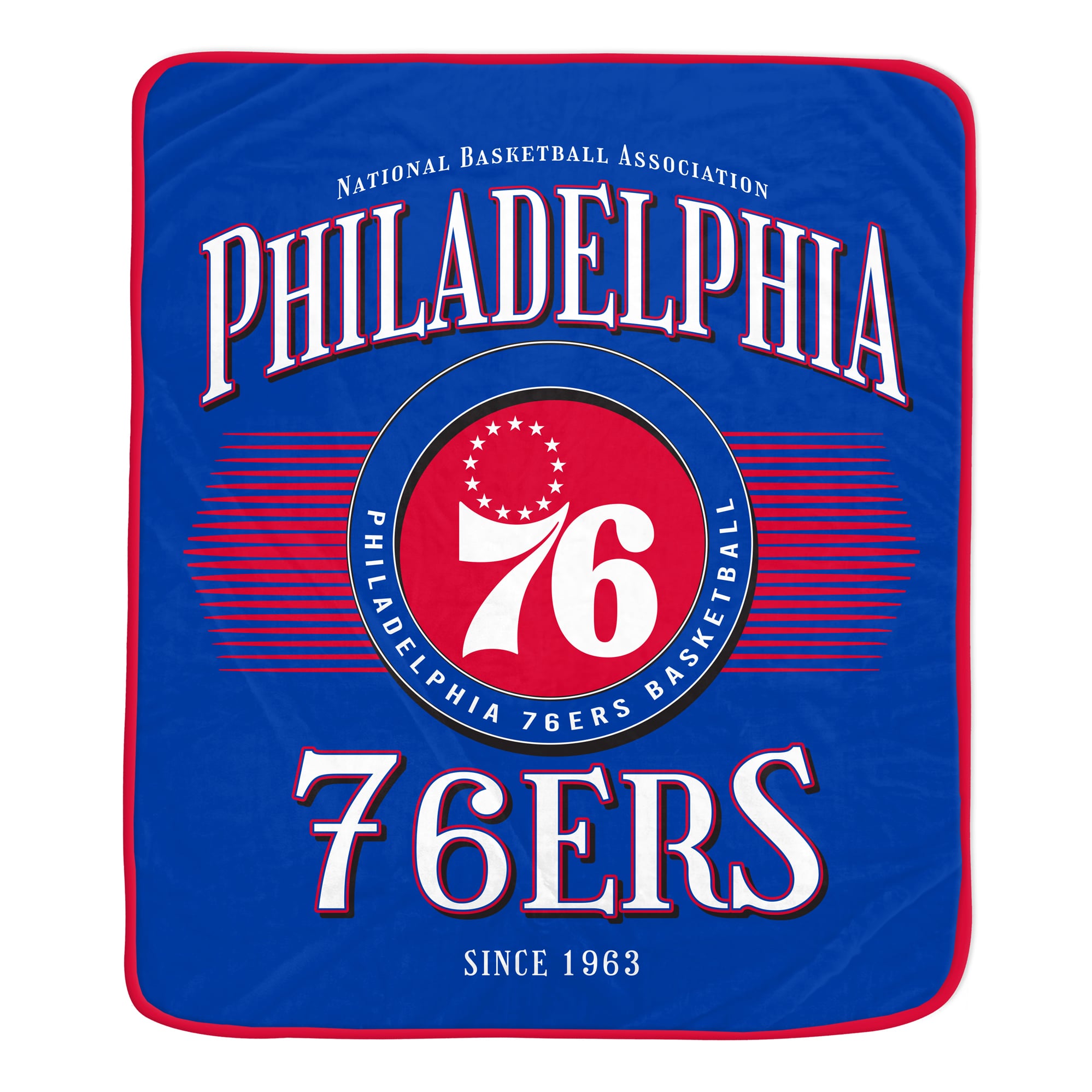 Couverture ultra douce Pegasus Philadelphia 76ers Spotlight Arch 60" x 70"
