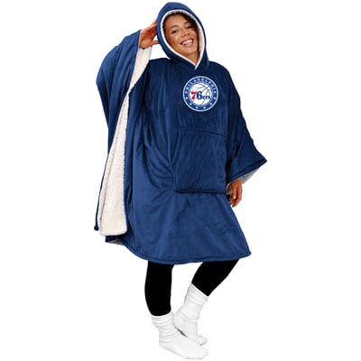 Philadelphia 76ers Pegasus Team Color 50" x 70" Bloncho Sherpa Fan Cape