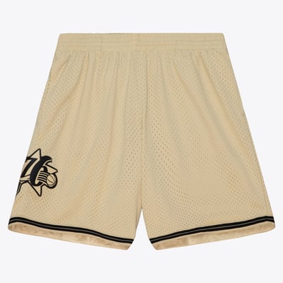 Philadelphia 76ers Mitchell & Ness 2000 Swingman Shorts - Khaki - Mens