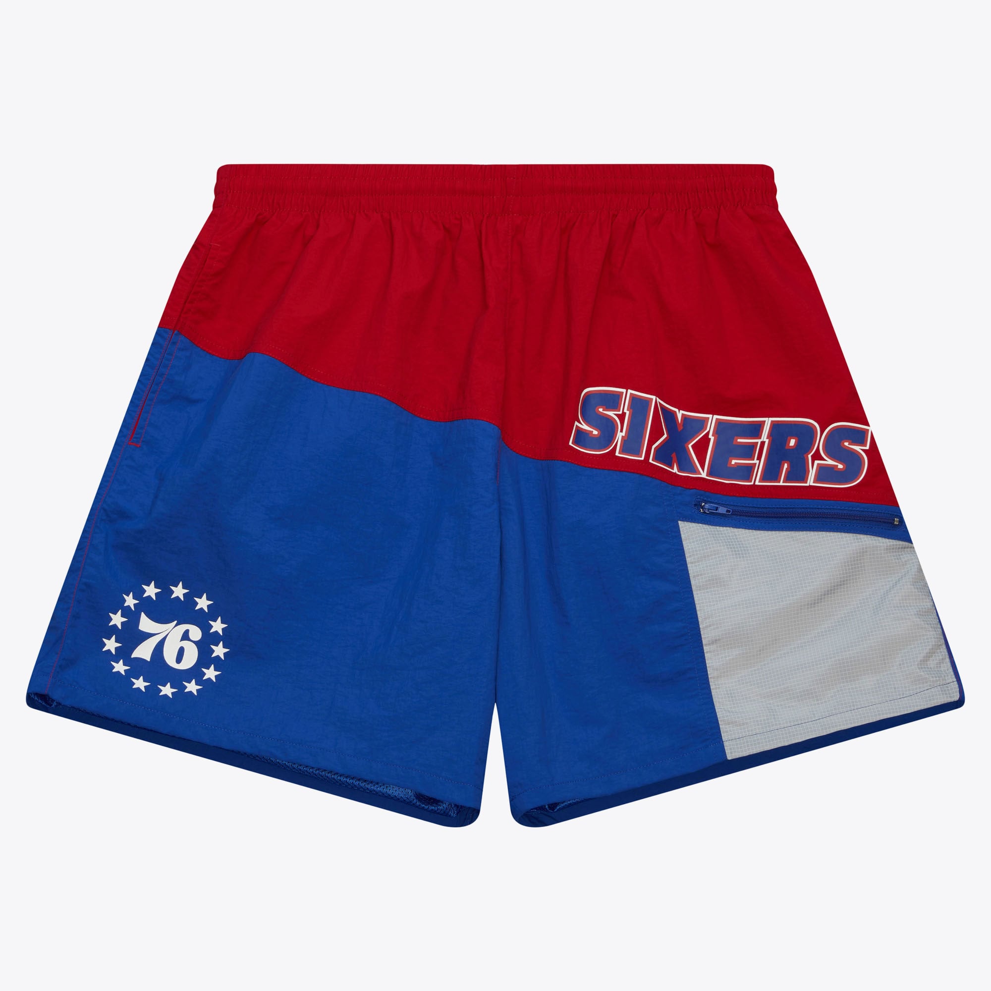 Philadelphia 76ers Mitchell & Ness Nylon Utility Shorts