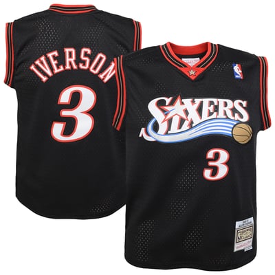 Philadelphia 76ers Mitchell & Ness Swingman Road 2000 Jersey - Allen Iverson - Youth