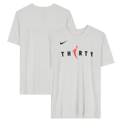Philadelphia 76ers Fanatics Authentic Team-Issued White WNBA T-Shirt from the 2025-26 NBA Season