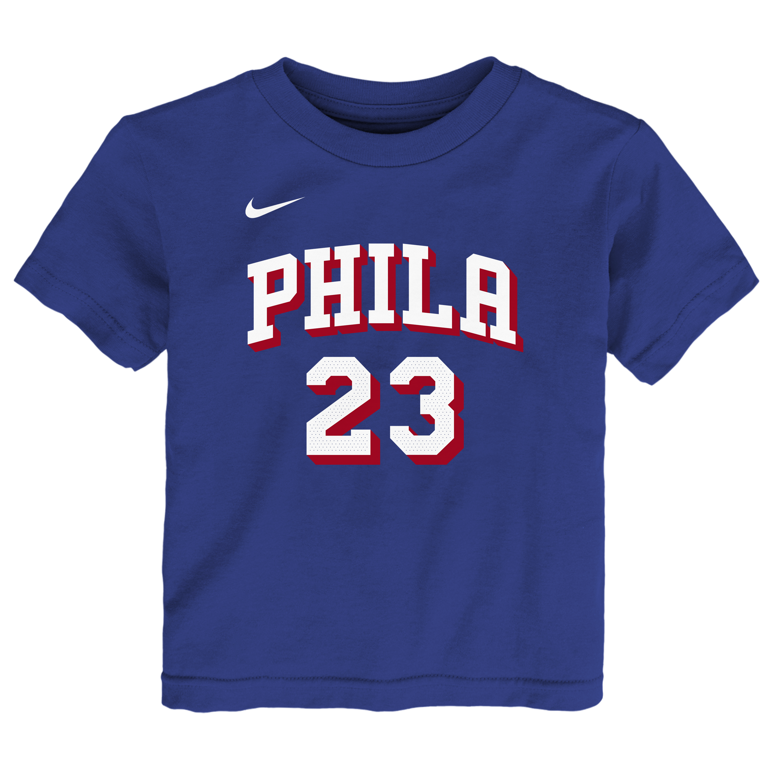 Toddler Nike LeBron James Royal Philadelphia 76ers Icon Name & Number T-Shirt