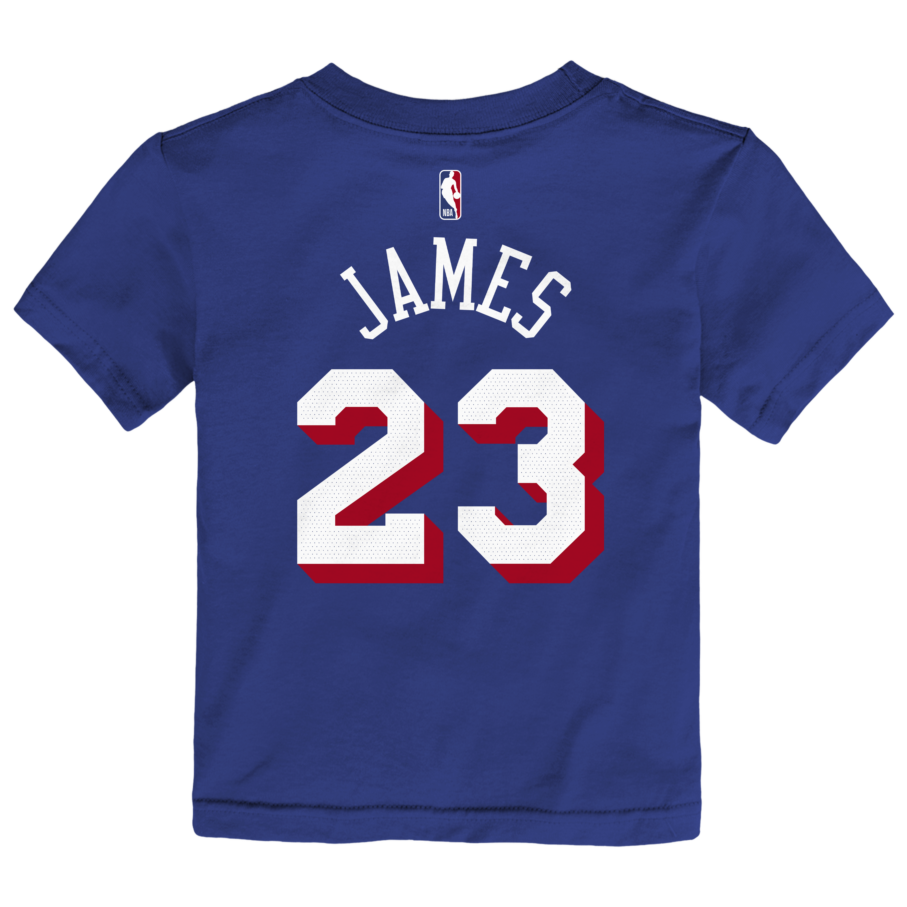 Toddler Nike LeBron James Royal Philadelphia 76ers Icon Name & Number T-Shirt
