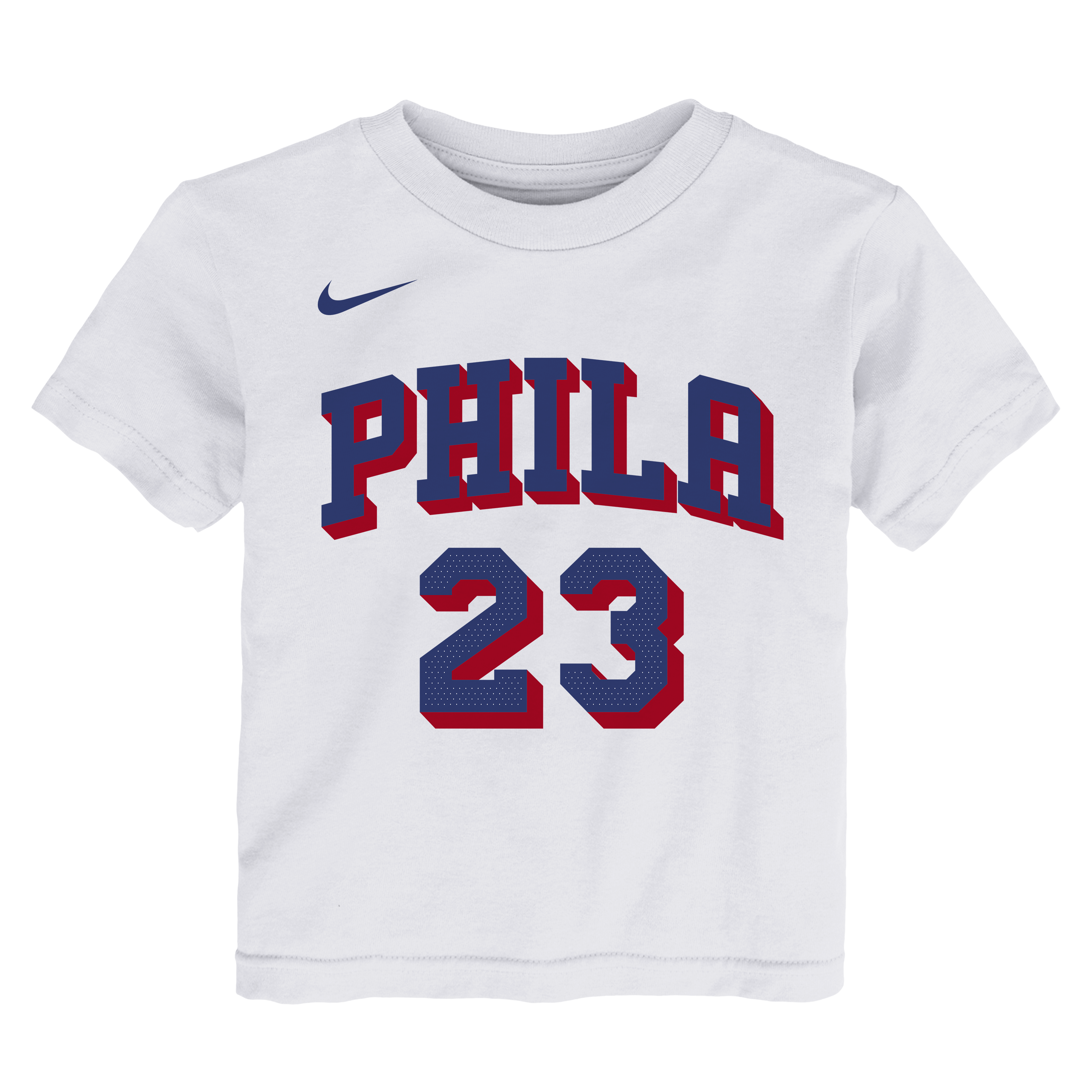 Toddler Nike LeBron James White Philadelphia 76ers Association Name & Number T-Shirt