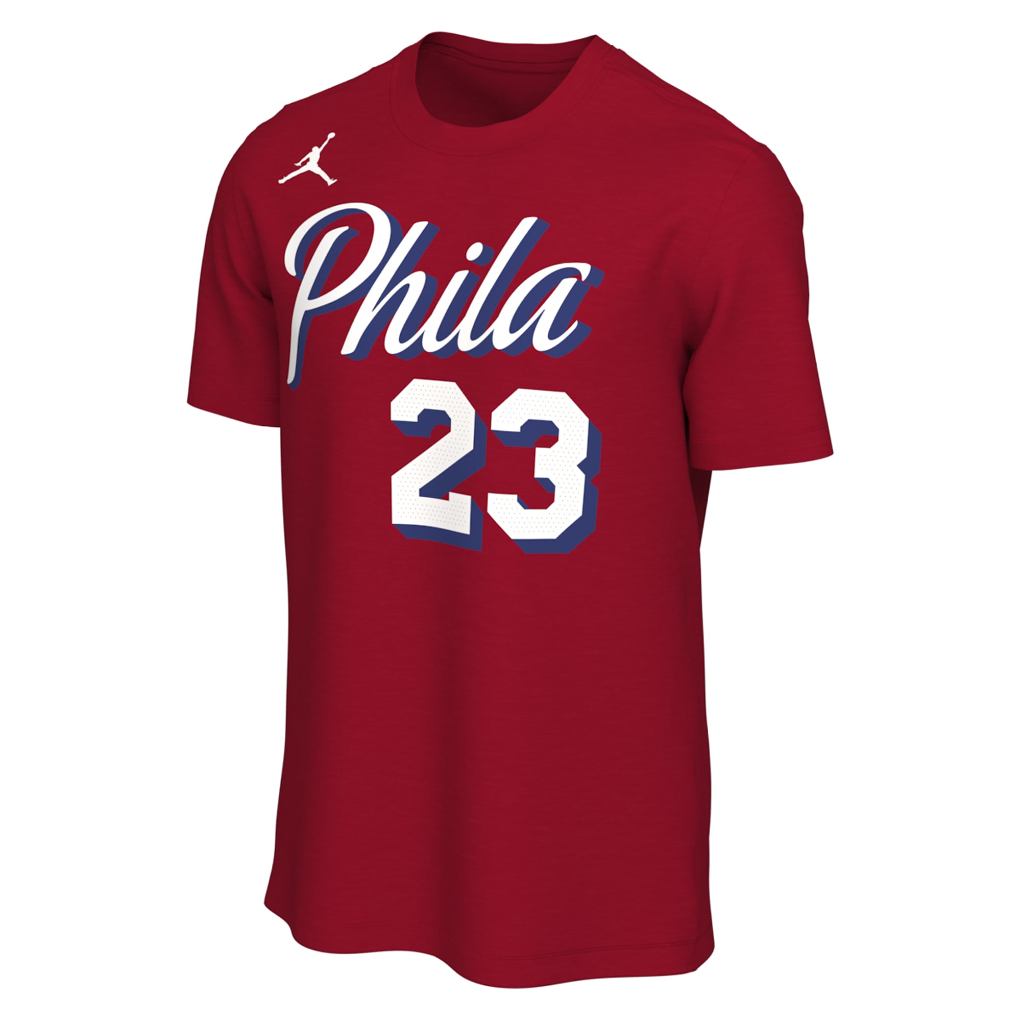 Unisex Nike LeBron James Royal Philadelphia 76ers Icon Edition Name & Number T-Shirt