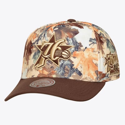 Philadelphia 76ers Mitchell & Ness Unisex Leaf Camo Pro Adjustable Hat - Camo
