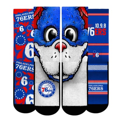  Philadelphia 76ers Rock Em Unisex Fan Favorites Three-Pack Crew Socks Set - Blue