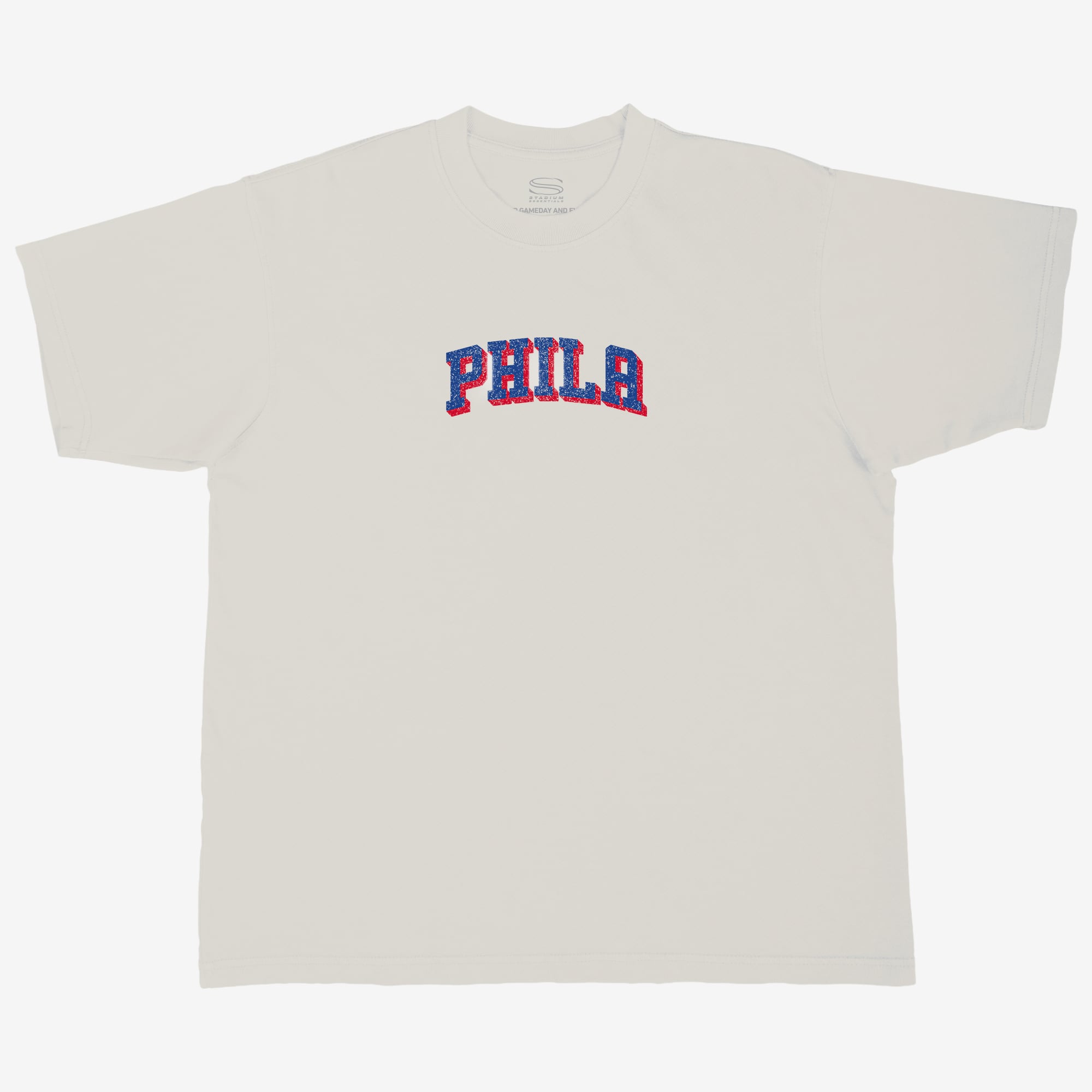 Unisex Stadium Essentials  Cream Philadelphia 76ers Get Back Urban T-Shirt