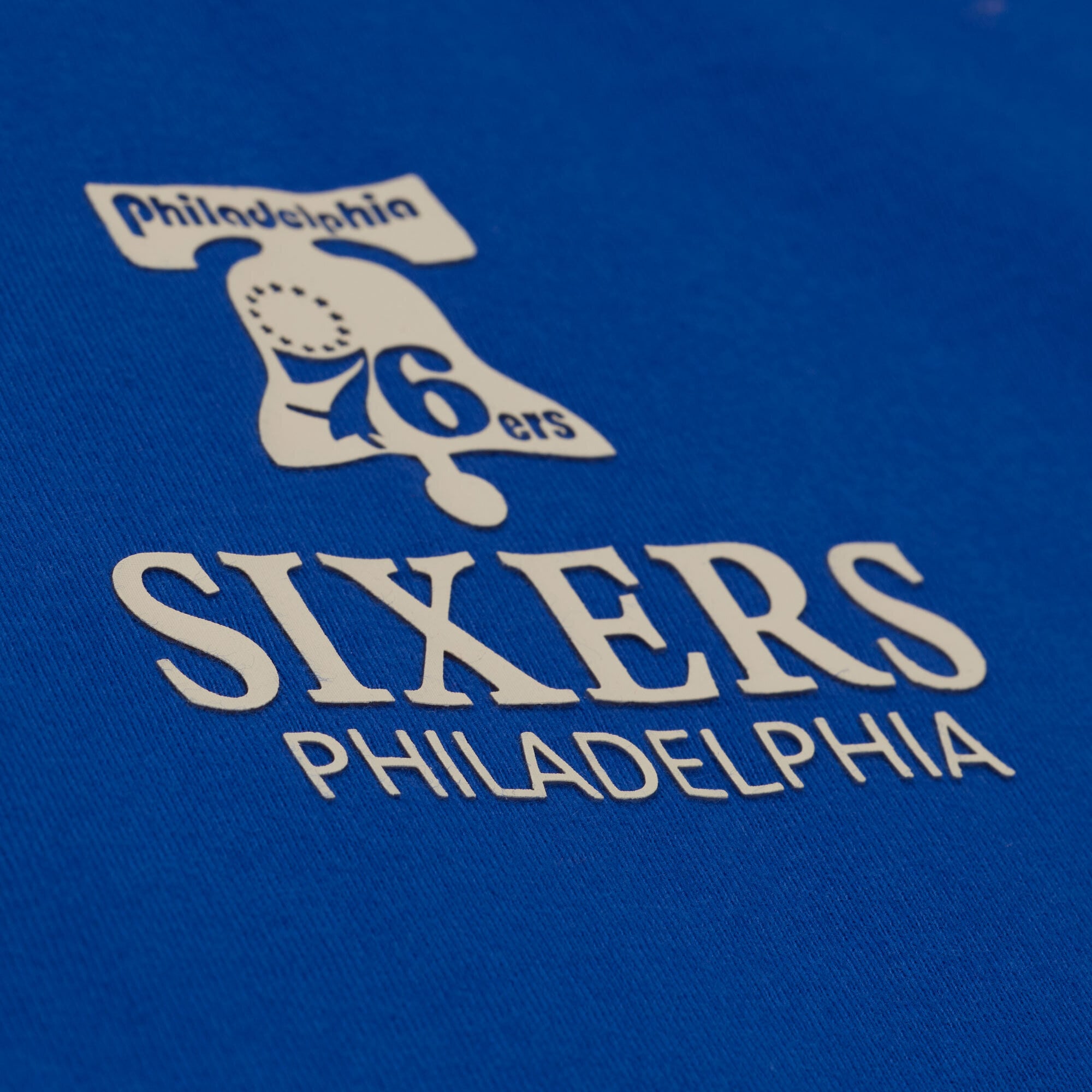 Women's Mitchell & Ness Royal Philadelphia 76ers Core Essential T-Shirt
