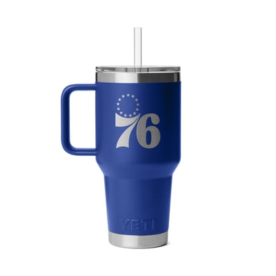 Philadelphia 76ers YETI 35oz. Rambler 2.0 Straw Mug