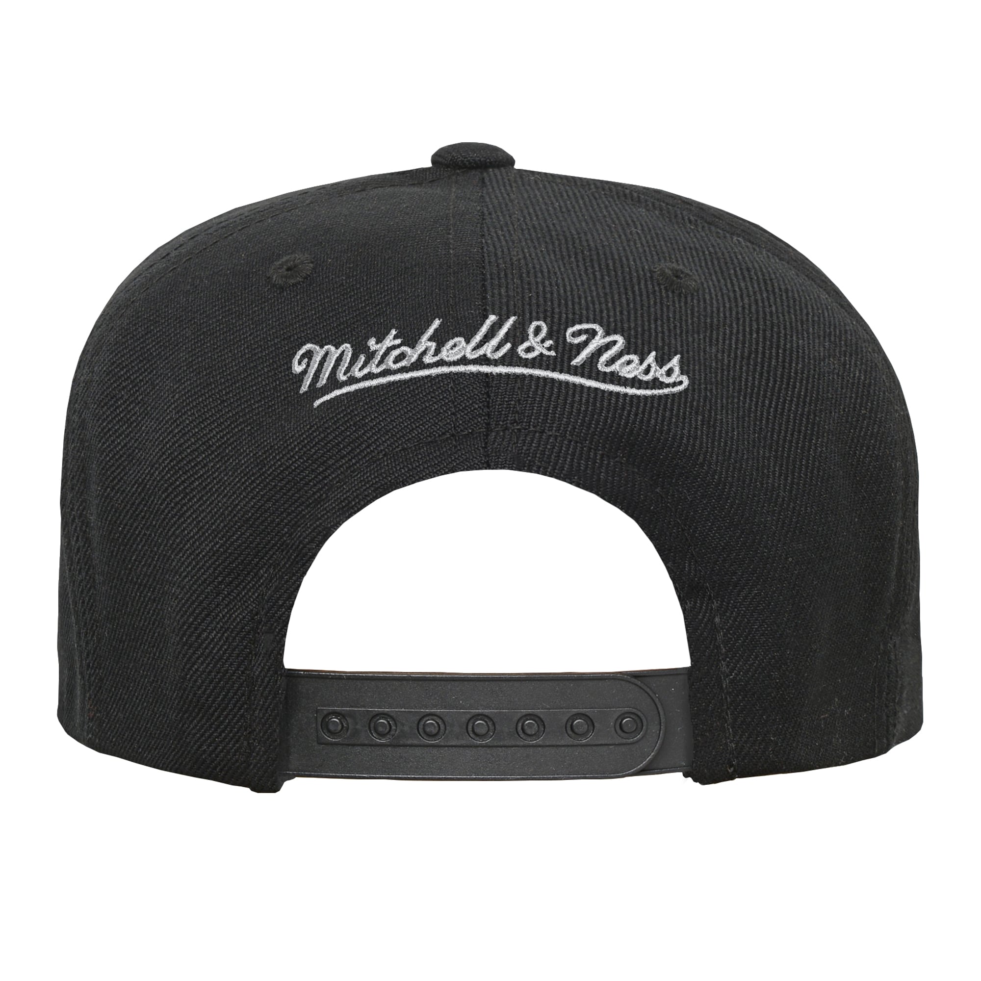 Youth Mitchell & Ness Black Philadelphia 76ers Head Coach Flat Brim Snapback Hat