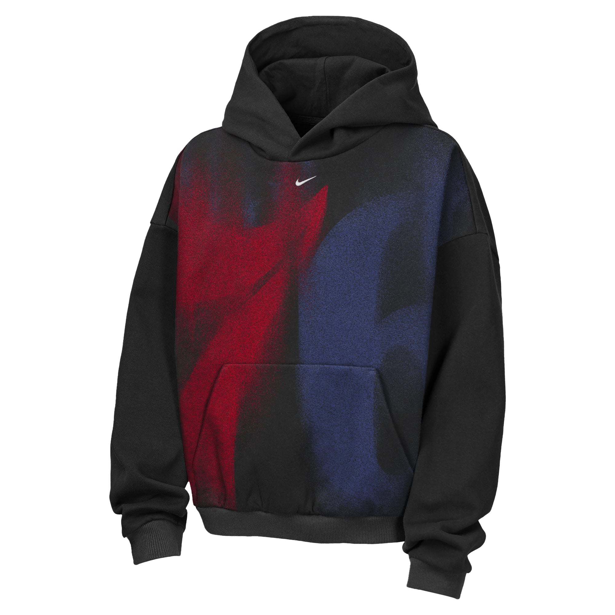 Sweat à capuche en polaire Nike Philadelphia 76ers 2026 Standard Issue Practice Icon noir pour enfant