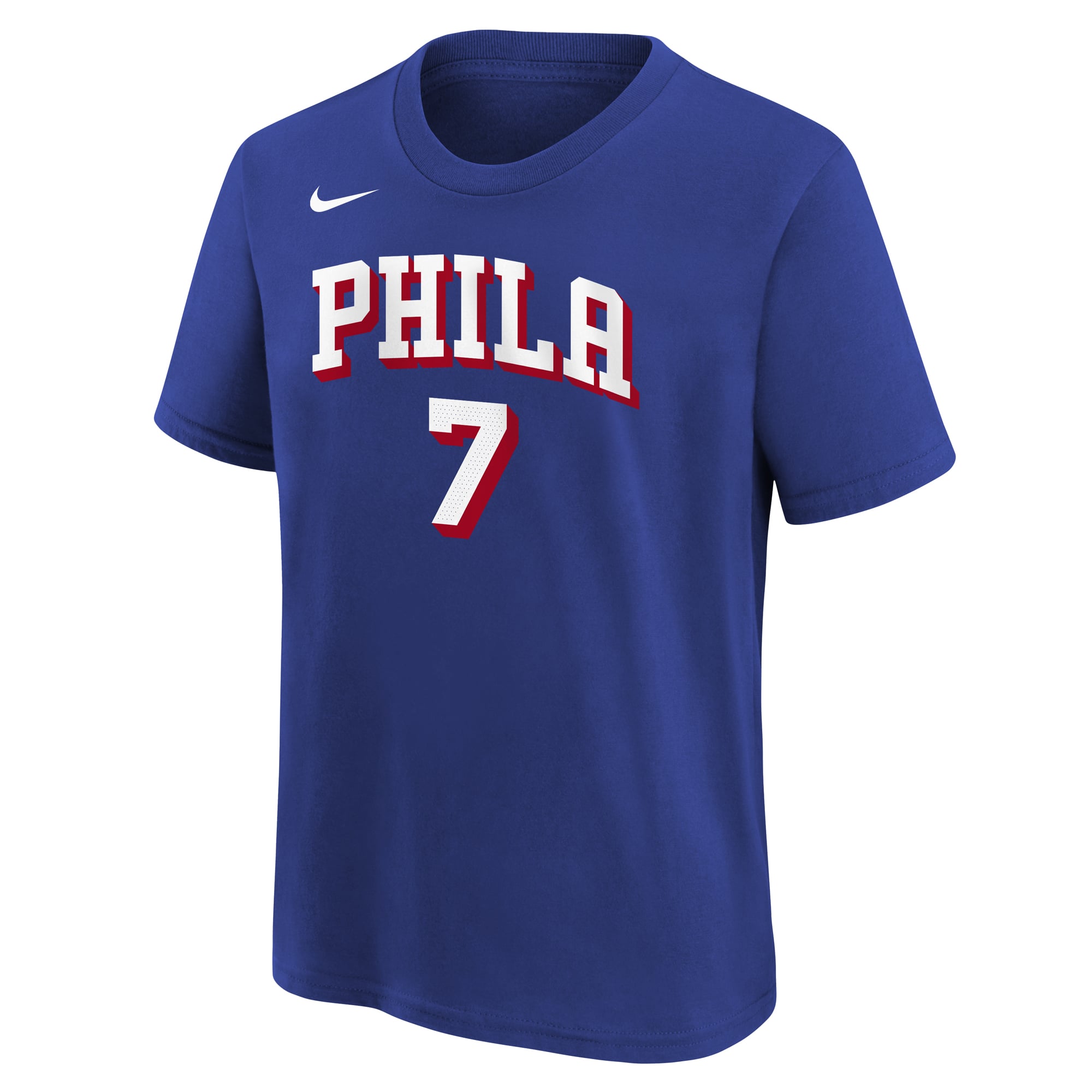 T-shirt Nike Jaylen Brown Royal Philadelphia 76ers pour enfant
