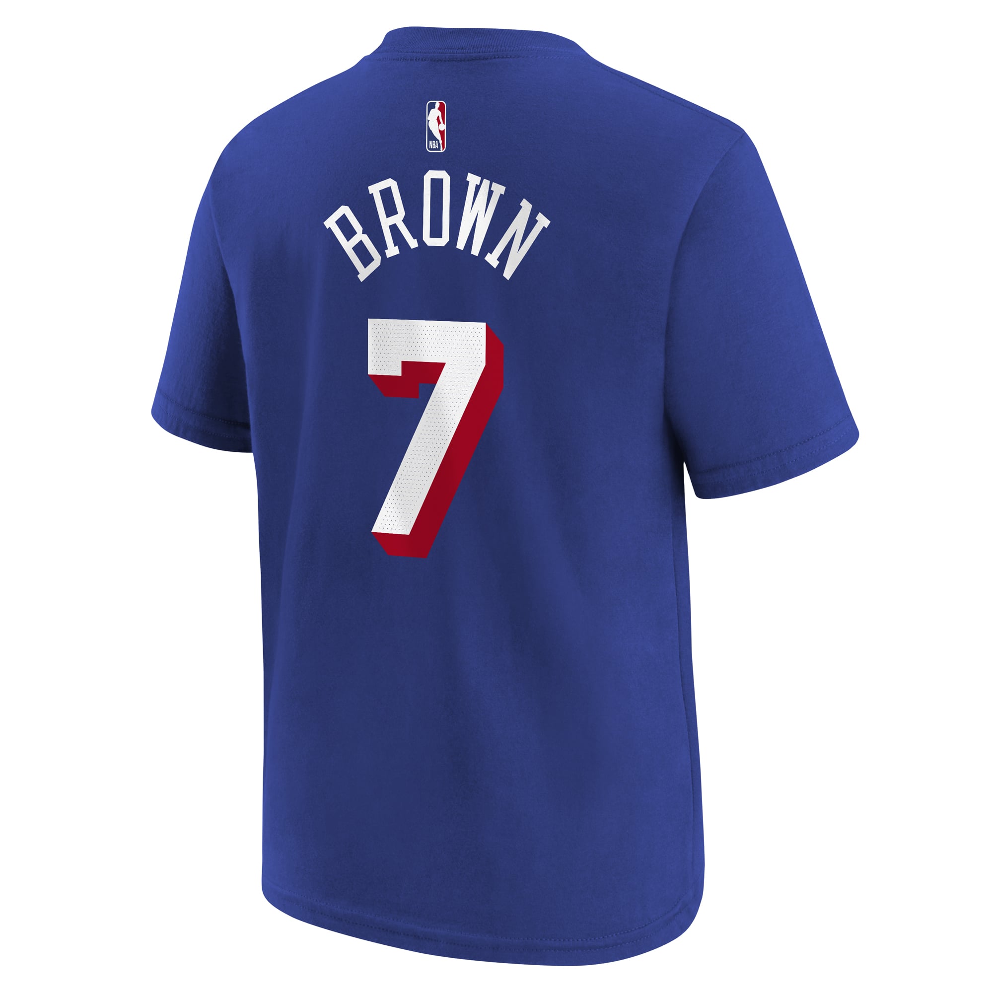 T-shirt Nike Jaylen Brown Royal Philadelphia 76ers pour enfant
