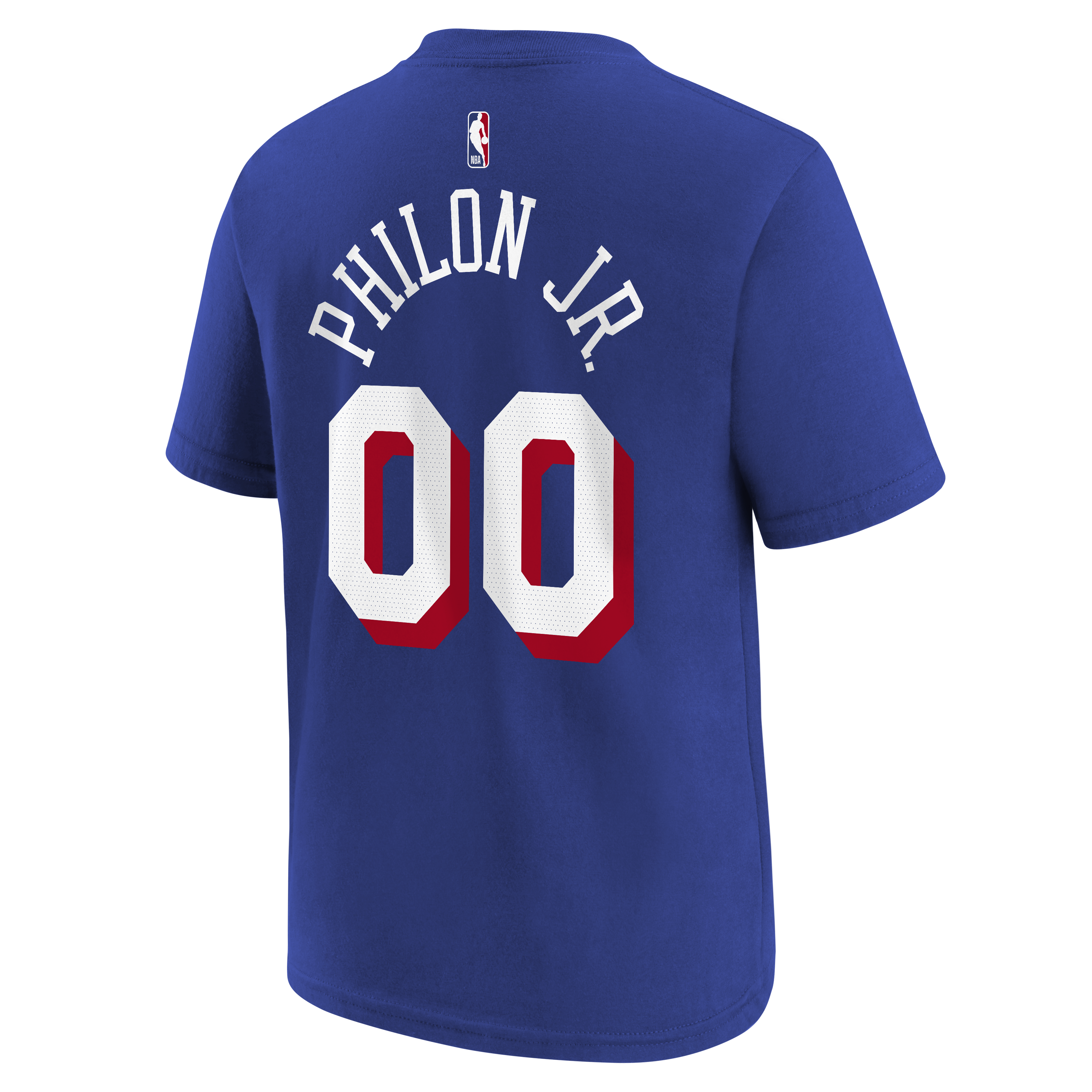T-shirt Nike Labaron Philon Jr. Royal Philadelphia 76ers Icon pour enfant