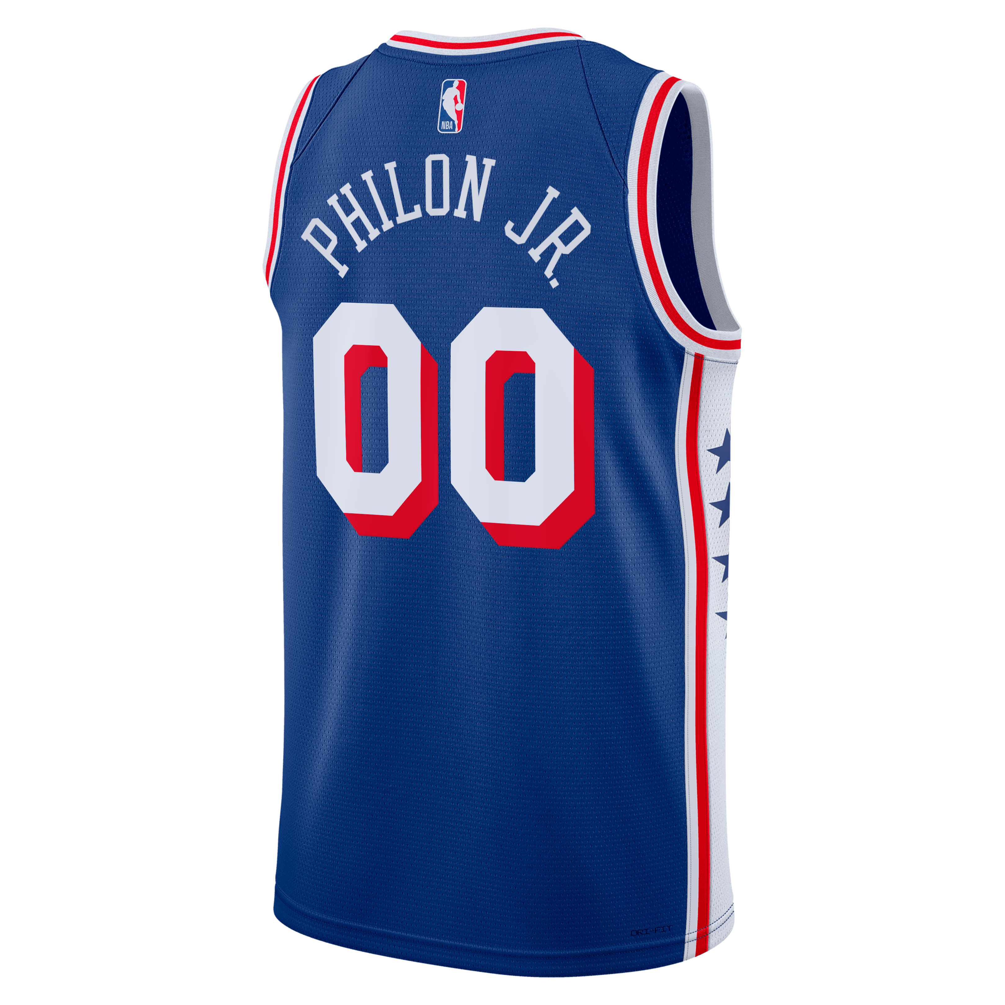 Youth Nike Labaron Philon Jr. Royal Philadelphia 76ers Swingman Jersey - Icon Edition