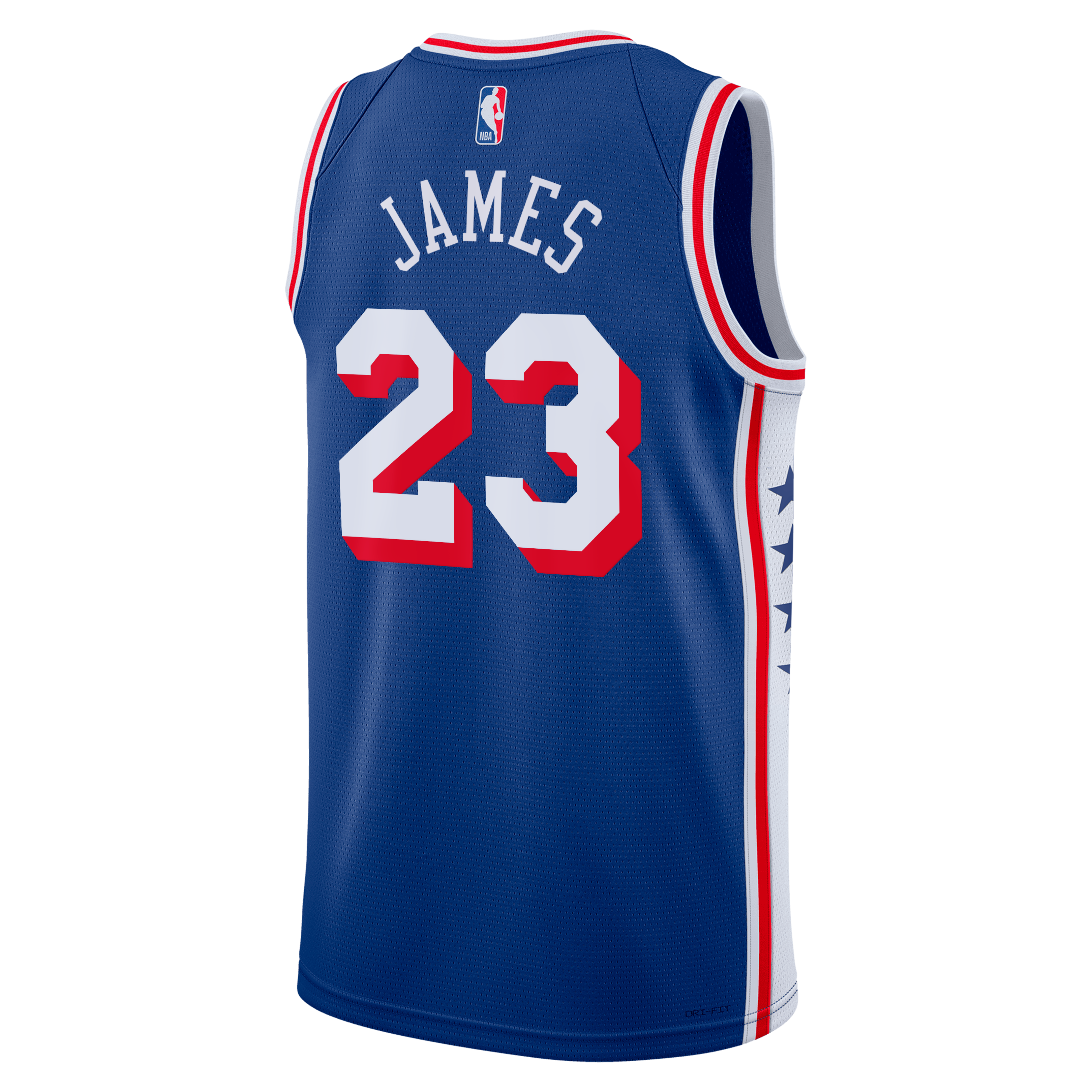 Youth Nike LeBron James Royal Philadelphia 76ers Swingman Jersey - Icon Edition
