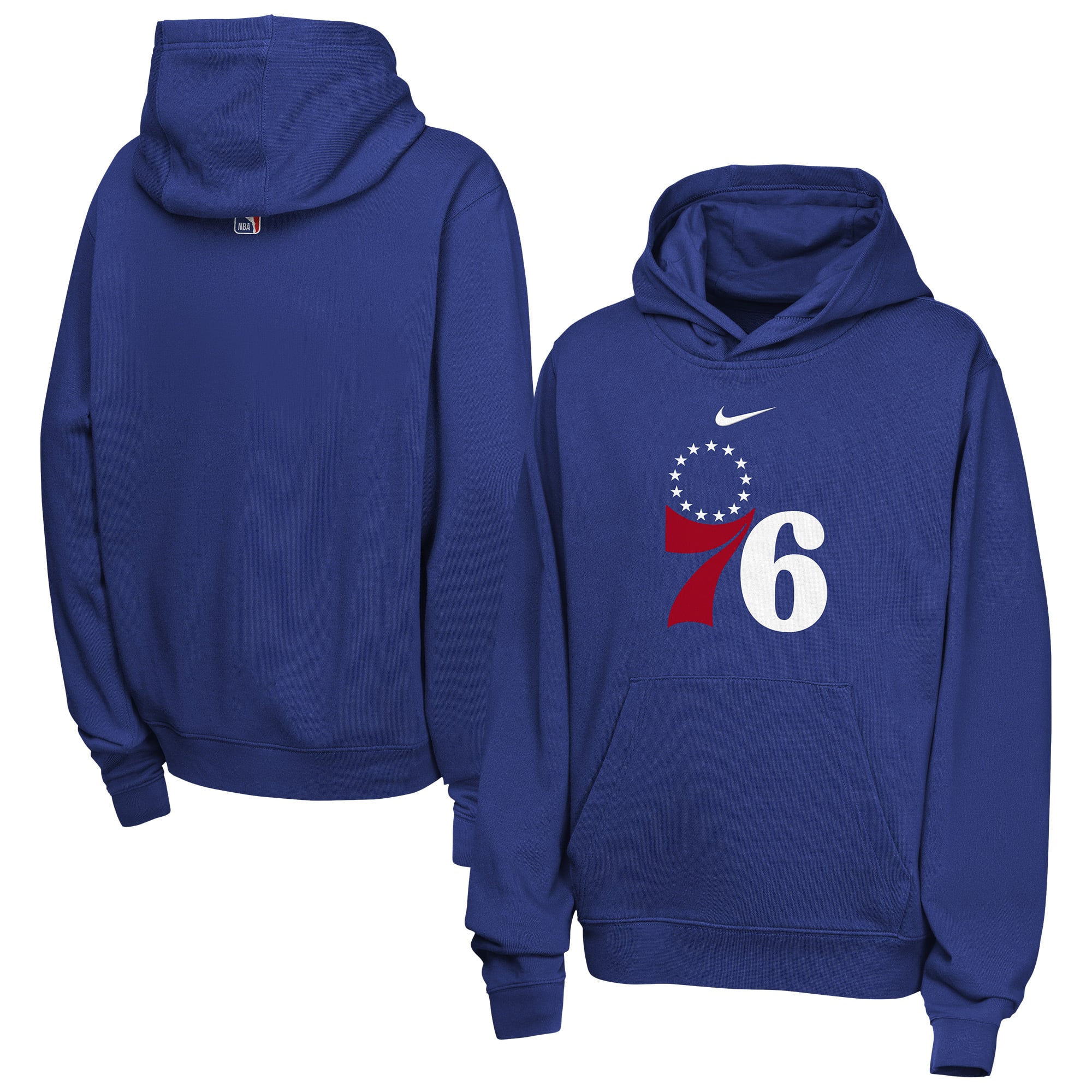 Sweat à capuche Nike Royal Philadelphia 76ers Essential Logo Club pour enfant