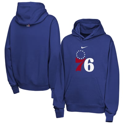 Philadelphia 76ers Nike Youth Essential Logo Club Hoodie - Royal