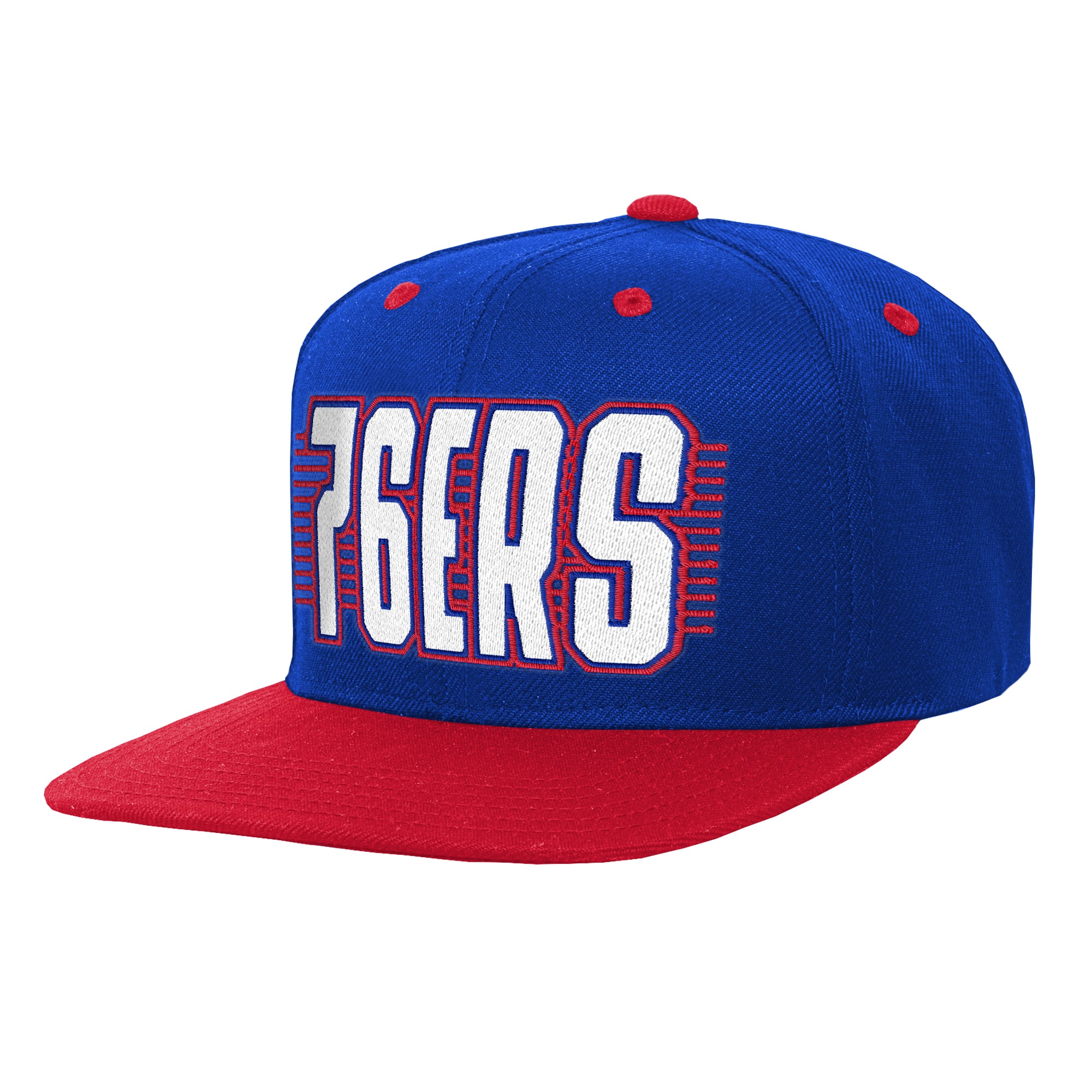 Casquette snapback Royal Philadelphia 76ers pour jeunes Outerstuff
