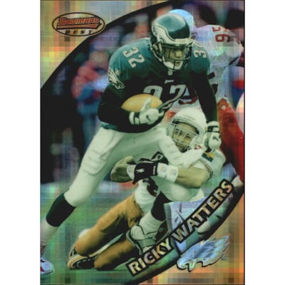 1997 Stadium Club Bowman's Best Previews Atomic Refractors #BBP12 Ricky Watters