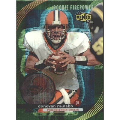 1999 UD Ionix #65 Donovan McNabb RC