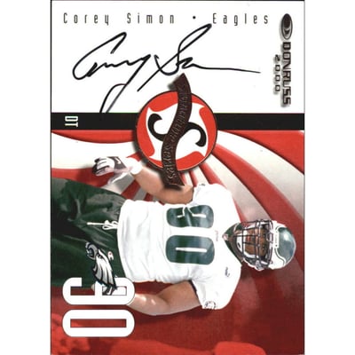 2000 Donruss Signature Series Red #50 Corey Simon/175*