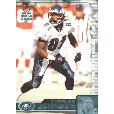 2000 Pacific Omega Platinum Blue #103 Charles Johnson