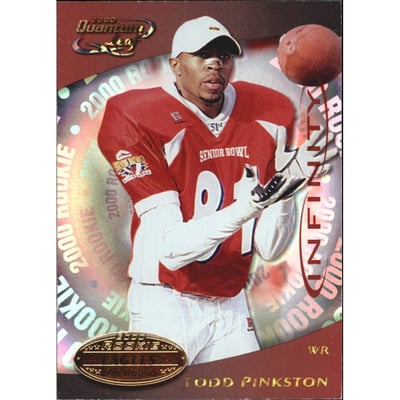 2000 Quantum Leaf Infinity Red #350 Todd Pinkston