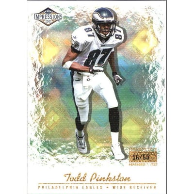 2001 Pacific Impressions Premiere Date #103 Todd Pinkston