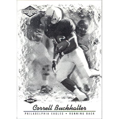 2001 Pacific Impressions Shadow #195 Correll Buckhalter