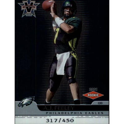 2001 Vanguard #136 A.J. Feeley RC