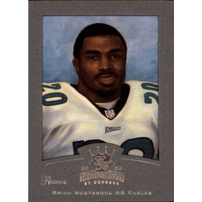 2002 Gridiron Kings Silver #116 Brian Westbrook